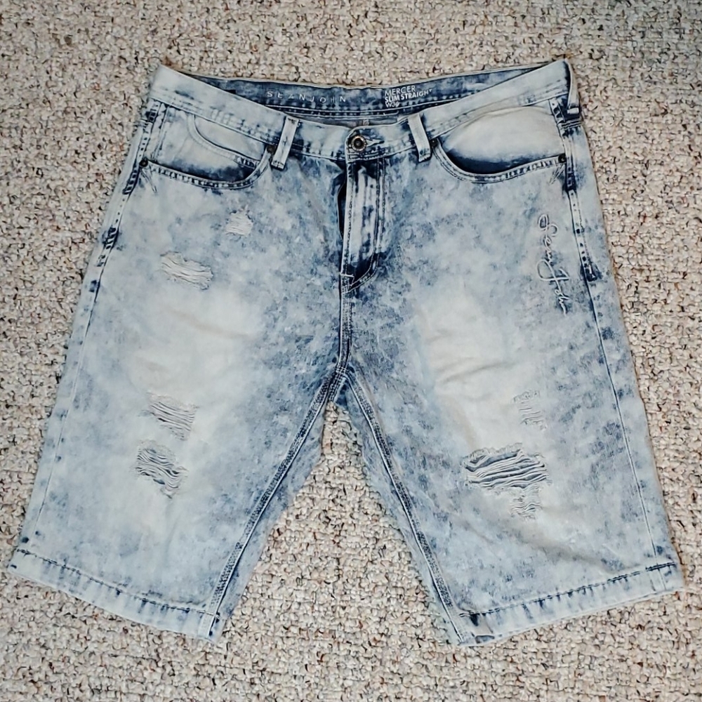 Sean John distress shorts